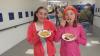 These young ladies--Sophia and AnnaBelle--enjoyed sampling the wonderful offerings at EATS 2019 - Photo by Rhonda Silence